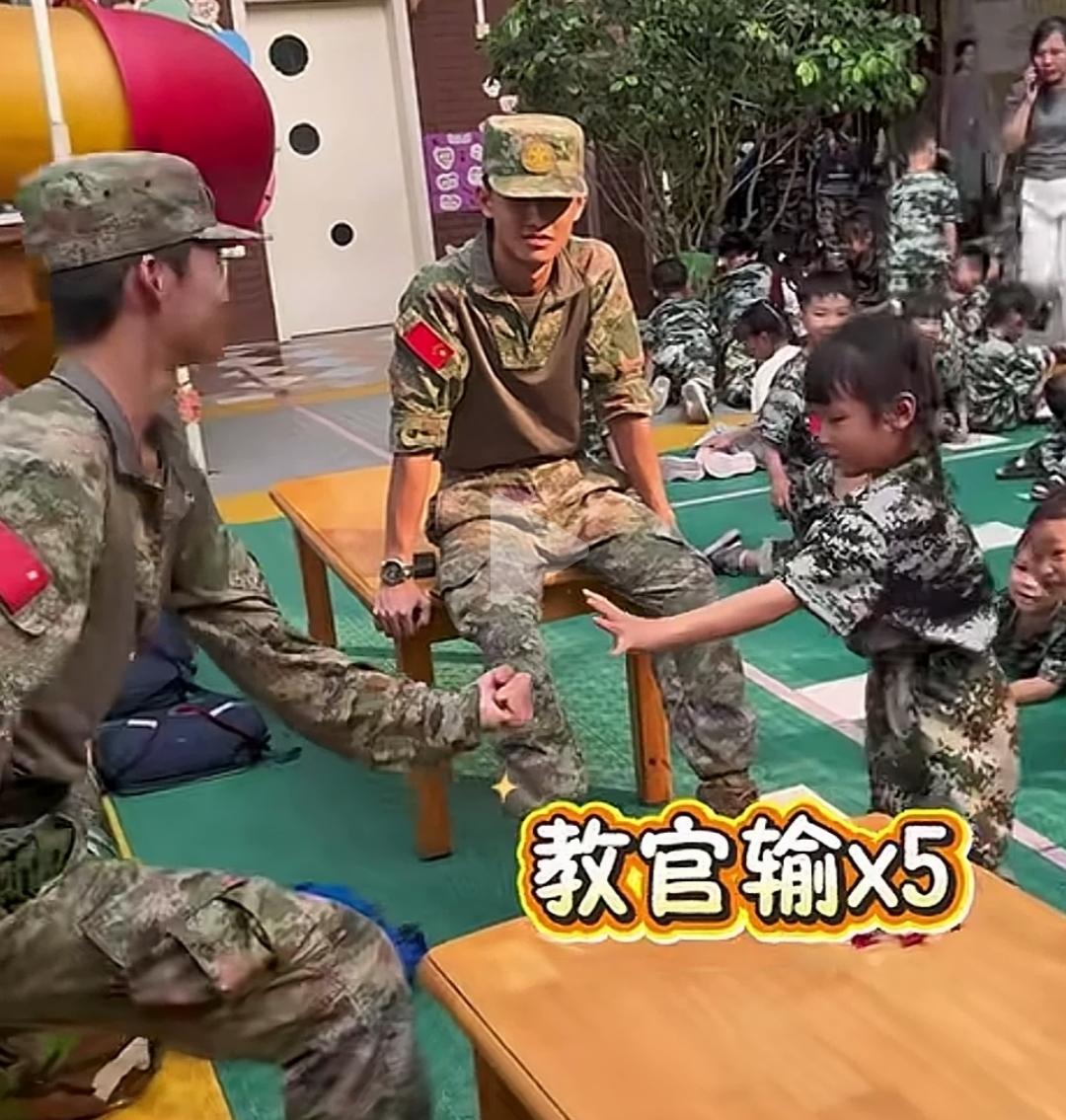 有的人，生来就带着好运buff，真的是老天爷赏饭吃。广西一幼儿园小女孩，跟