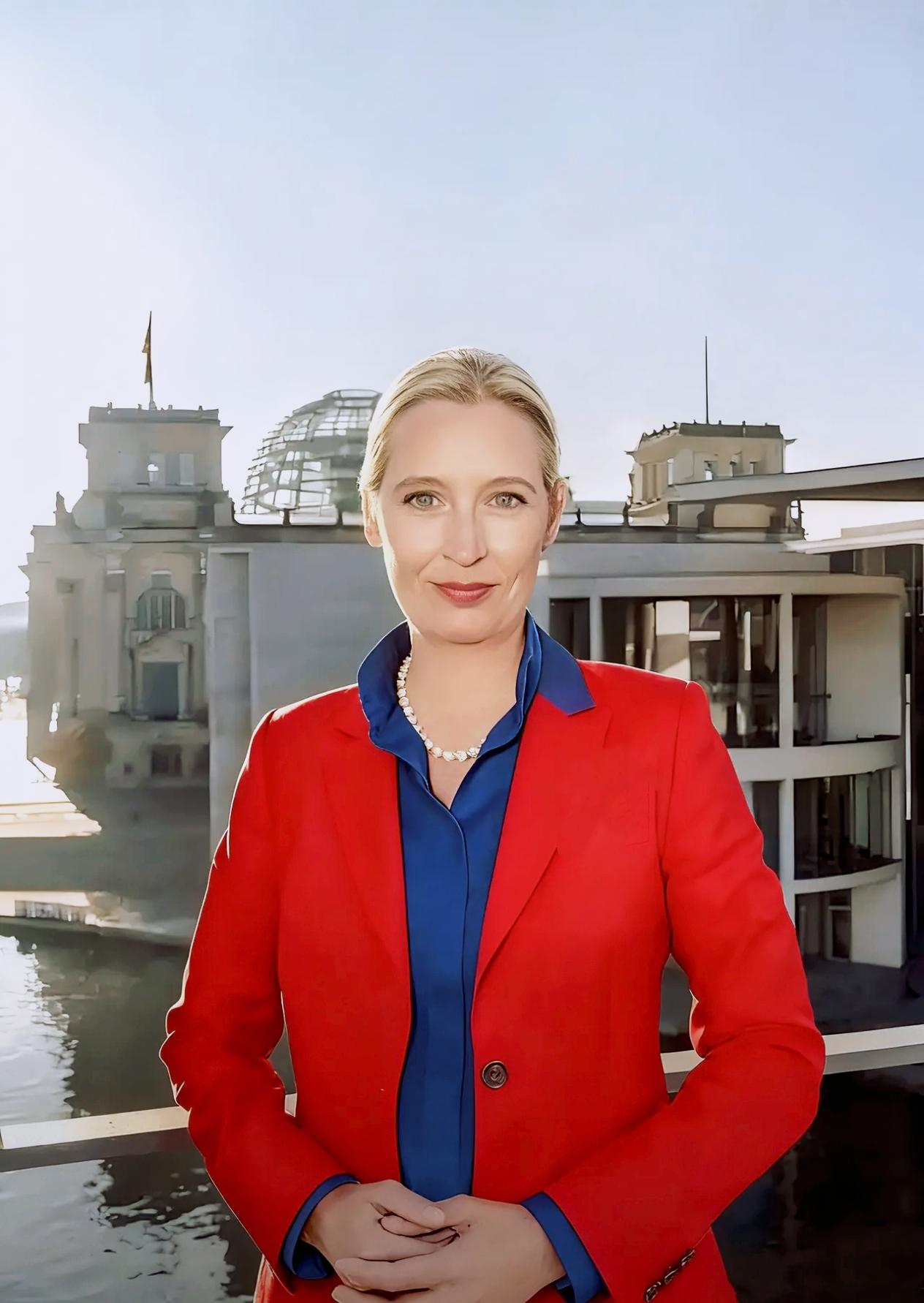 就在刚刚魏德尔罕见发声！这让我感到挺意外……德国“铁娘子”魏德尔对华发声