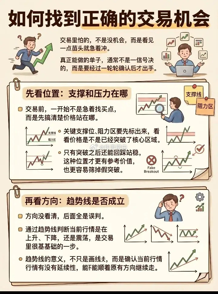 如何找到正确的交易机会？