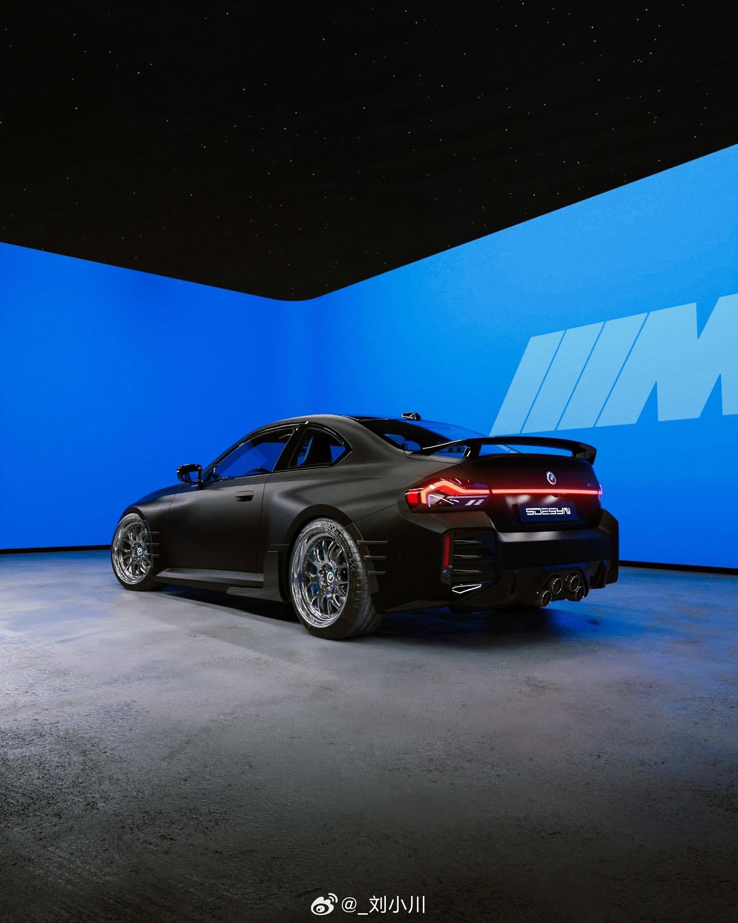 宝马宝马M2宝马M2改造：蛇眼黄灯+贯穿尾灯+新轮毂，大家觉得怎么样