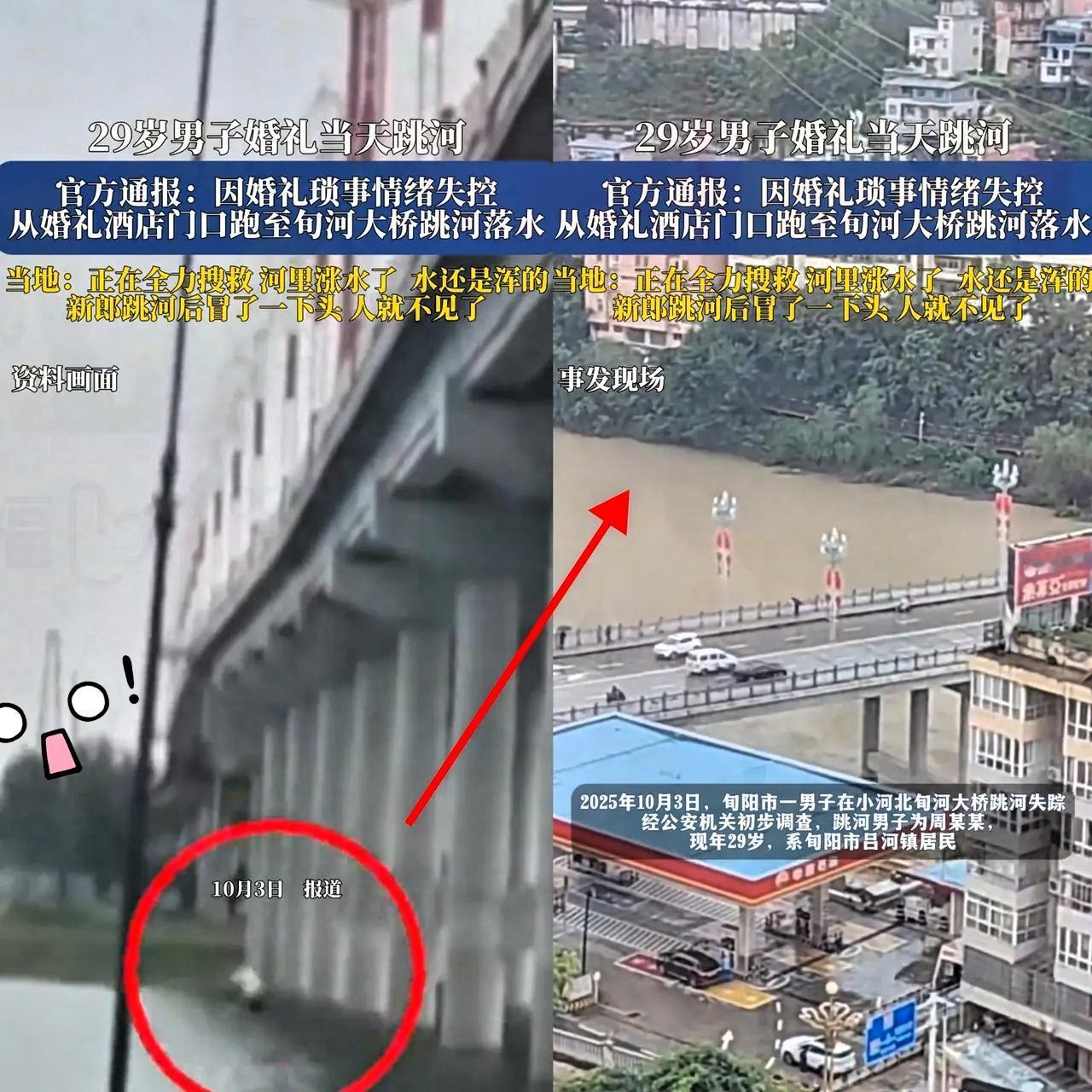 结婚当天跳河的新郎，你可知父母的心早跟着沉进了水里？彩礼没闹矛盾，也不是新