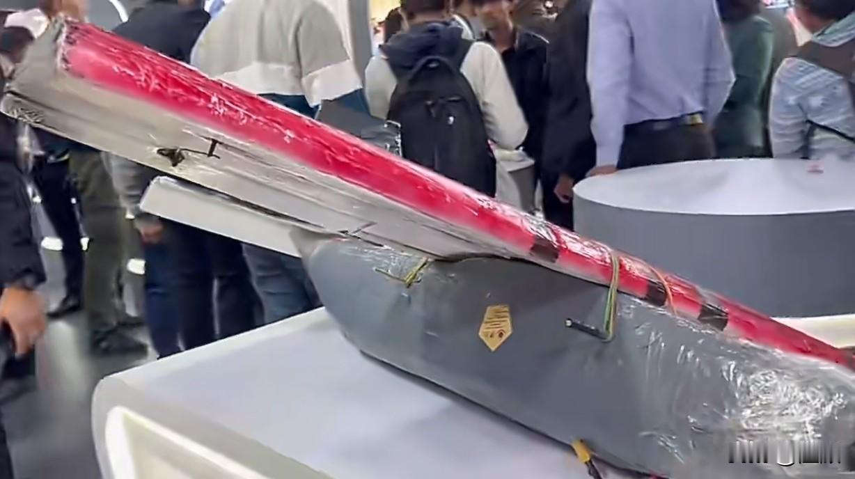 印度新德里AI峰会上，加尔戈蒂亚斯大学彻底翻车。号称自主研发的无人机，机身就是