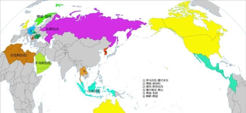 除了朝鲜和韩国，世界上原来还有这么多“同文同种”的国家？有些真挺意外放眼全球