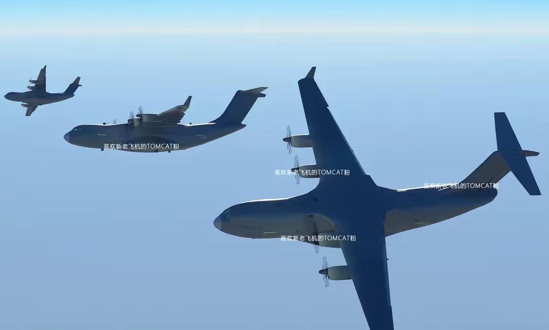 虽然没有铺满天空，但仅仅几架就能大片既视感，运15就要来了。