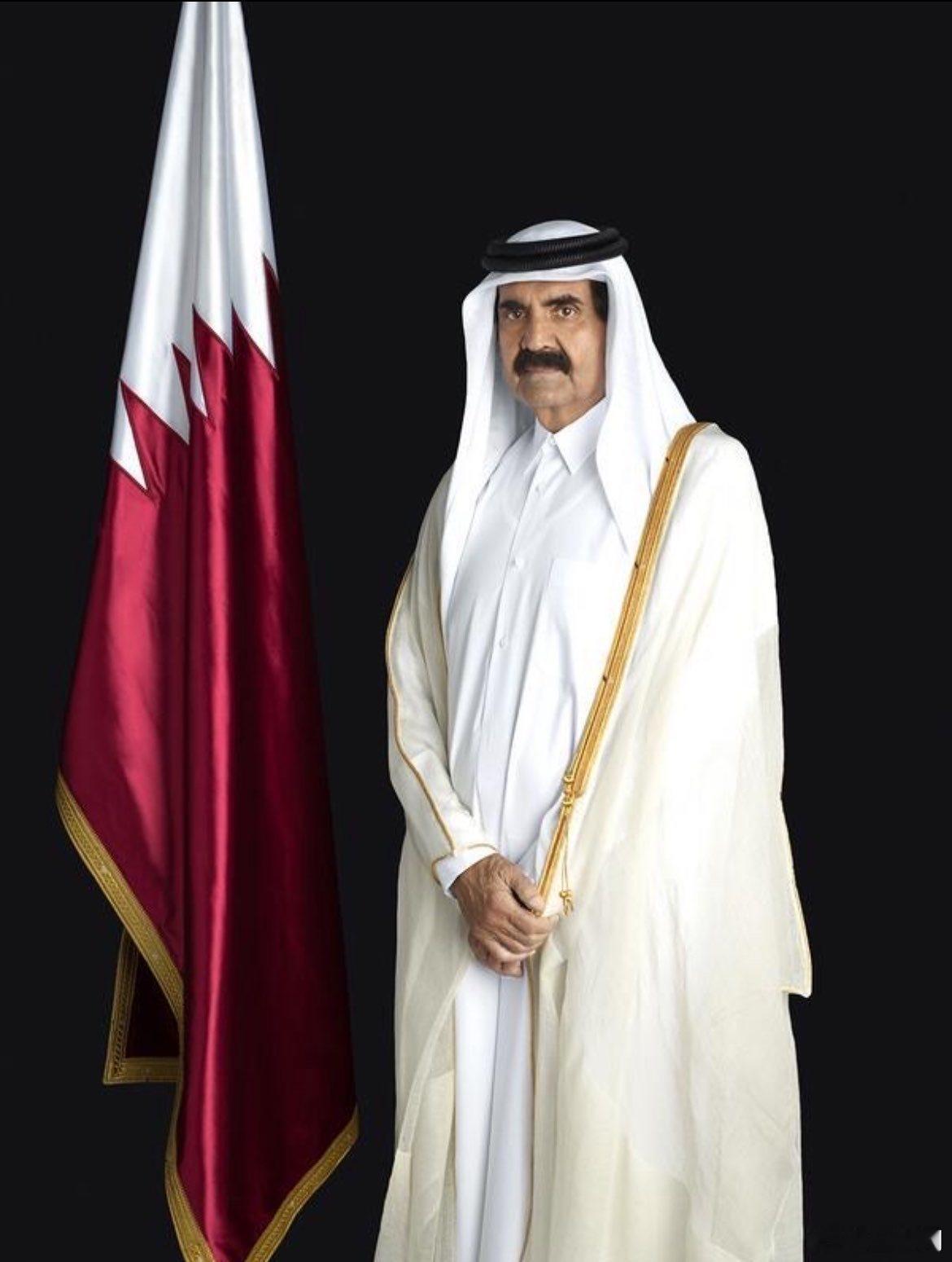 卡塔尔王室🇶🇦7月12日，卡塔尔前国家元首哈马德·本·哈利法·阿勒萨尼亲王