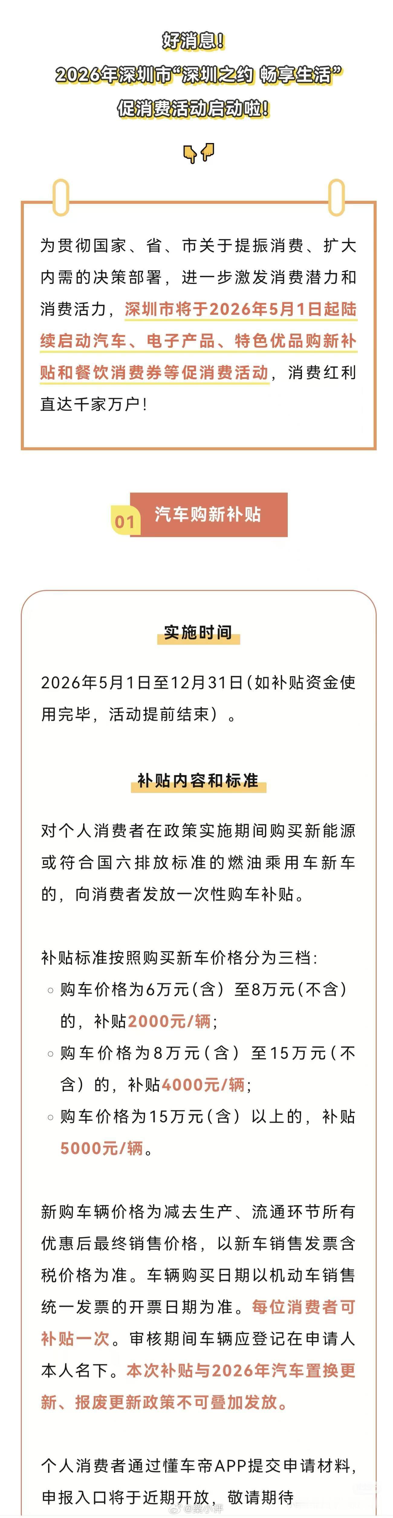 最新深圳和广州买车补贴都来了，对于有买车需求的，附近的消费者来说，这是个好事都是