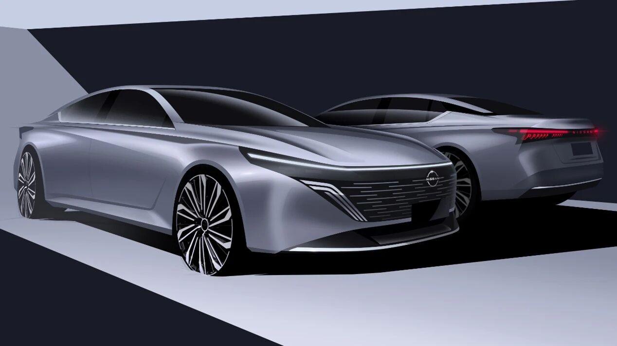 天籁·鸿蒙座舱设计手稿流出？！原来，天籁·鸿蒙座舱的动人，藏在每个细节里✨前脸