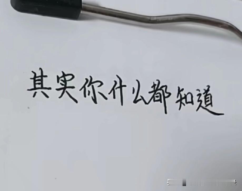 其实你什么都知道你知道我会难过会失望会在深夜反复回想可你还是选择那样做