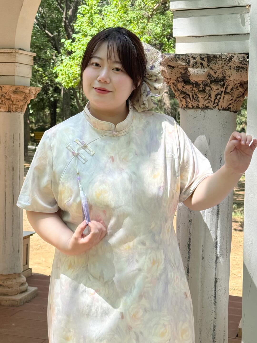 改良旗袍就是大码女孩的福音！