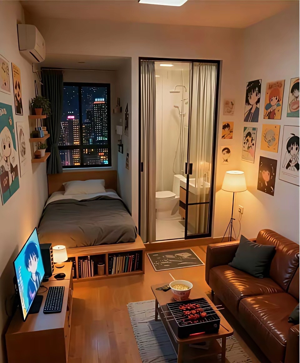 这样的房间一个人住，你觉得够用吗？