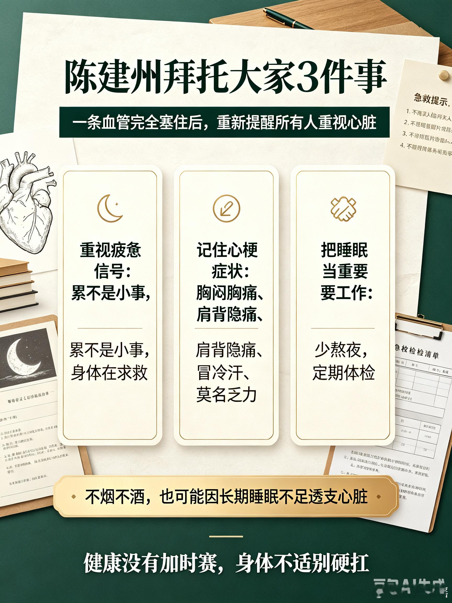 49岁艺人陈建州（黑人）9月15日观看篮球赛时突发急性心肌梗塞，一条血管完全塞住，经紧急手术后已从加