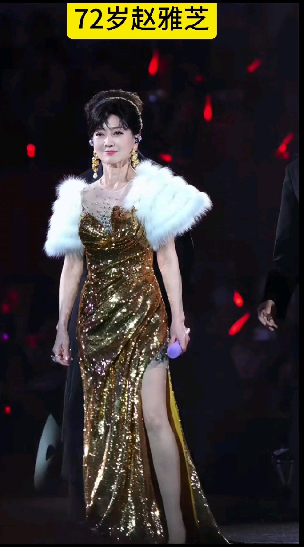 赵雅芝72岁穿高跟鞋跳舞，年龄争议越大，新规怎么定标准？赵雅芝最近出现在某品牌