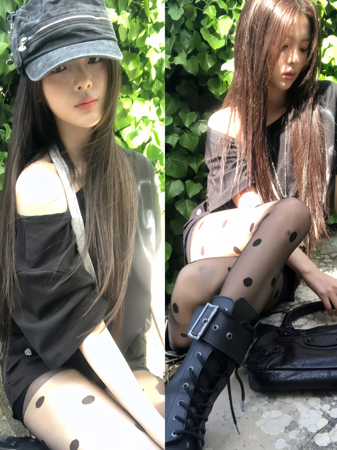 握草。。这波点黑丝，杨超越你要辣晕谁