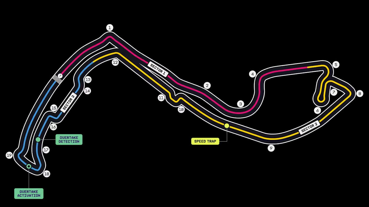 f1摩纳哥赛道没有“直道模式”～～在即将到来的摩纳哥站，F1官网公布的官方赛道