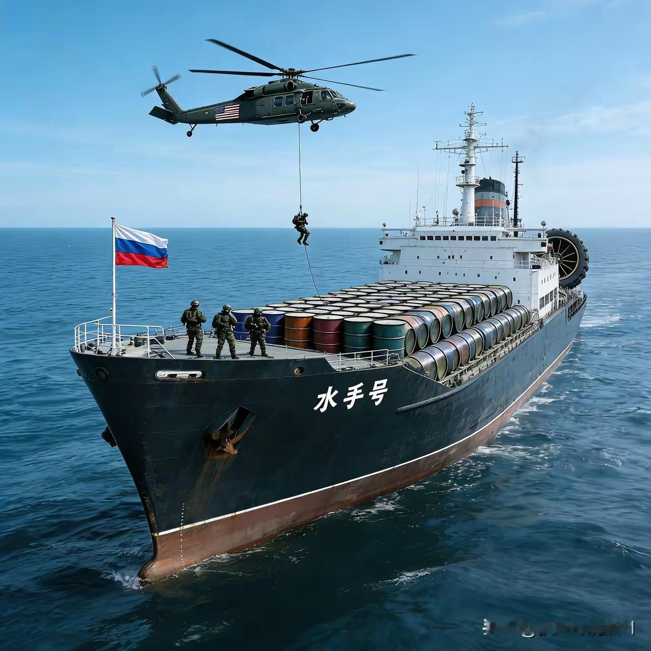 贝拉1号船长不讲武德！过去十几天了，美军不甘心最终还是登上了贝拉1号，结果让