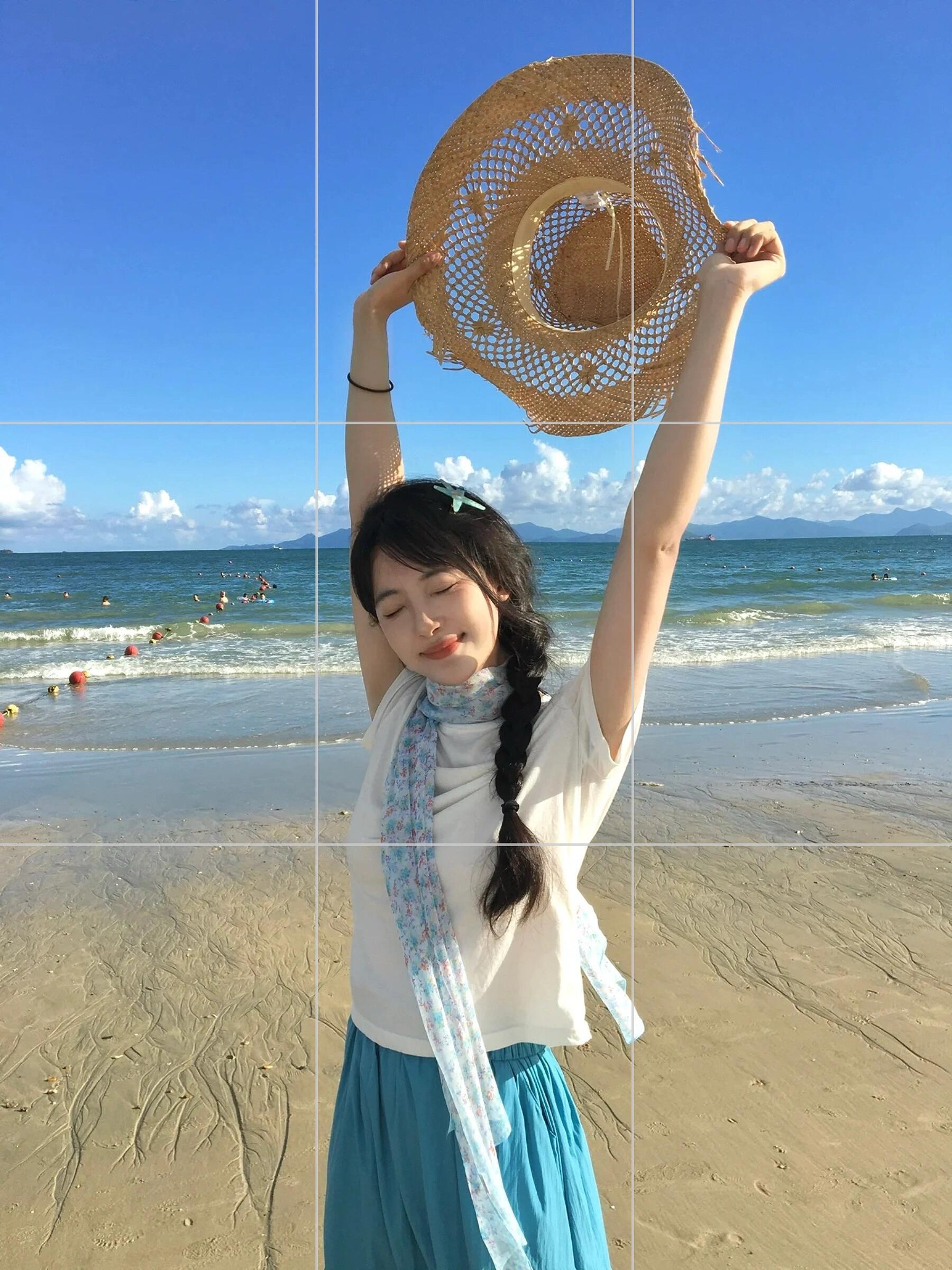 氛围感感海边🏖️拍照姿势​​​