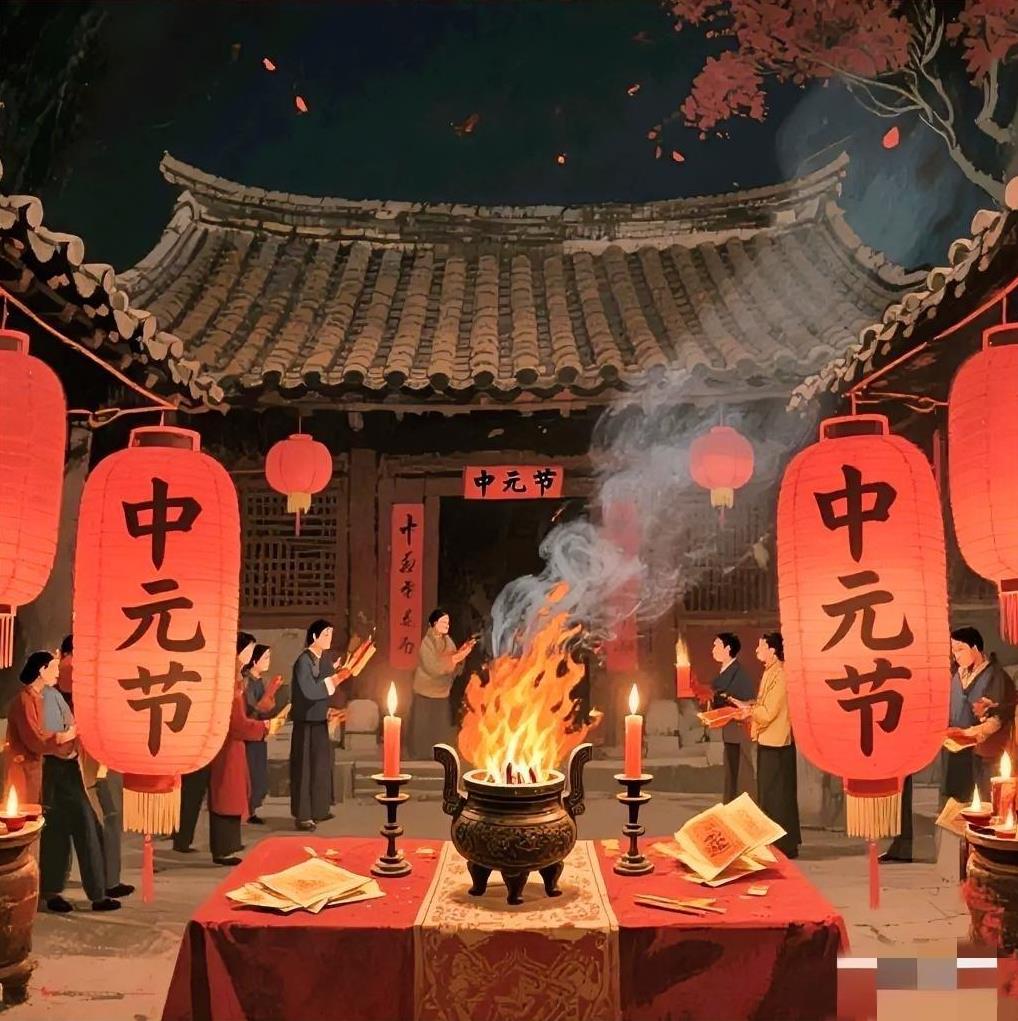 如何看待中元节的烧纸习俗？？中元节烧纸的习俗我觉得不是迷信是给逝去的亲人