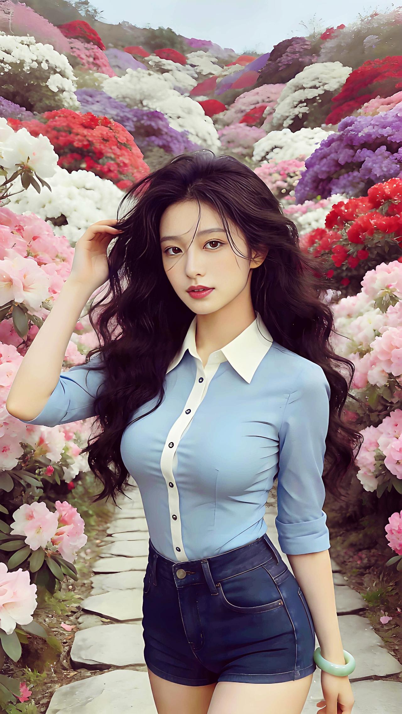 闯入一片彩色花海，邂逅今日份美好✨