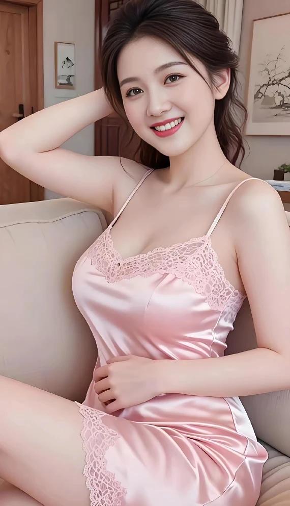 二八佳人，娇俏玲珑。百媚千娇，粉妆玉琢。樱桃小口，柳眉星眼。出水芙蓉，绰约