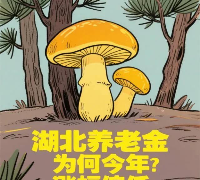 湖北今年增加的养老金数额为什么偏低？同为2%，今年湖北按已公布的细则计算，不足7