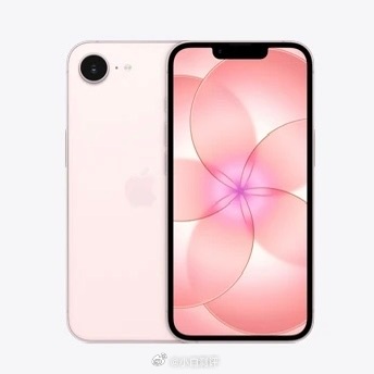 iPhone17e浅粉色iPhone17e发布这应该是苹果首次为SE/e型号推出