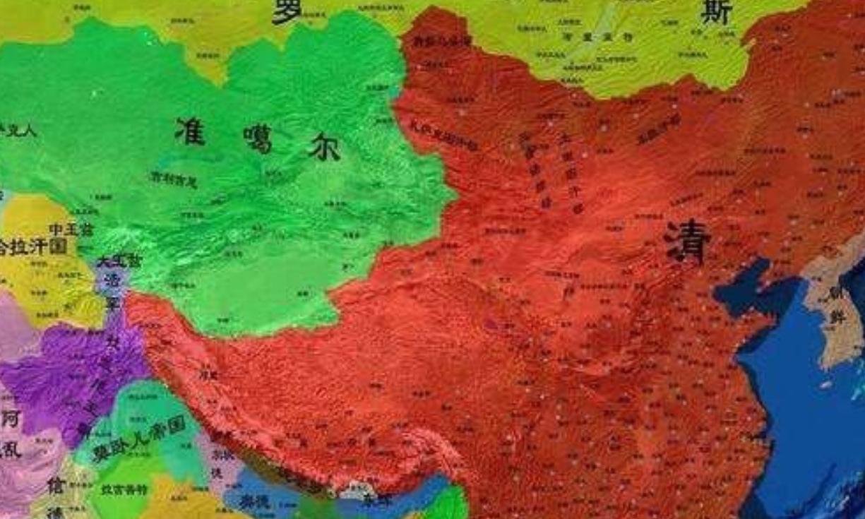 为什么清朝一定要灭掉准噶尔？1755年，清军从阿尔泰山、巴里坤两路推进伊犁