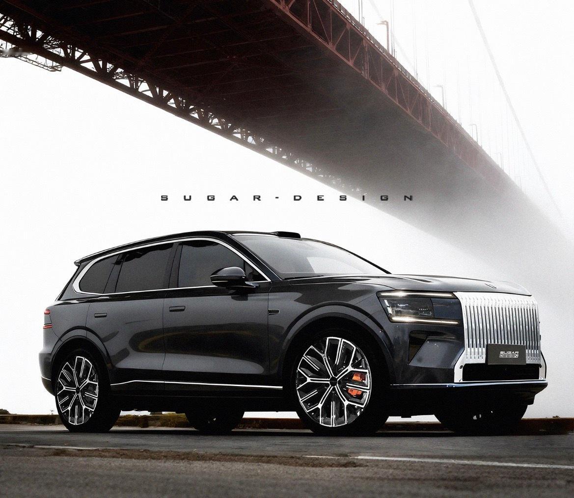 比7X稳重，比9X年轻，这就是杭州湾卡宴！极氪8X！极氪8x最近有很多伪装新车