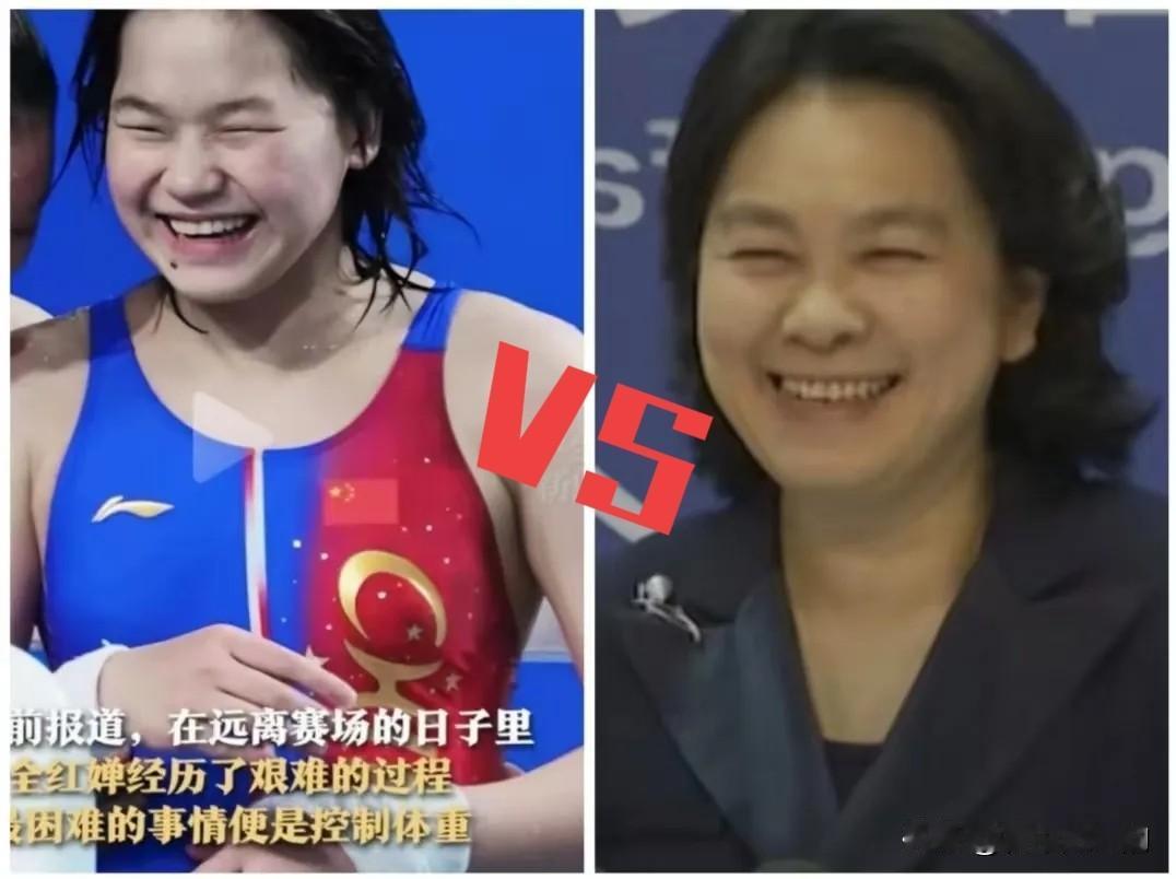 我说怎么全红婵笑起来这么熟悉直到网友们把两张图放在一起不说一模一样，真的太像