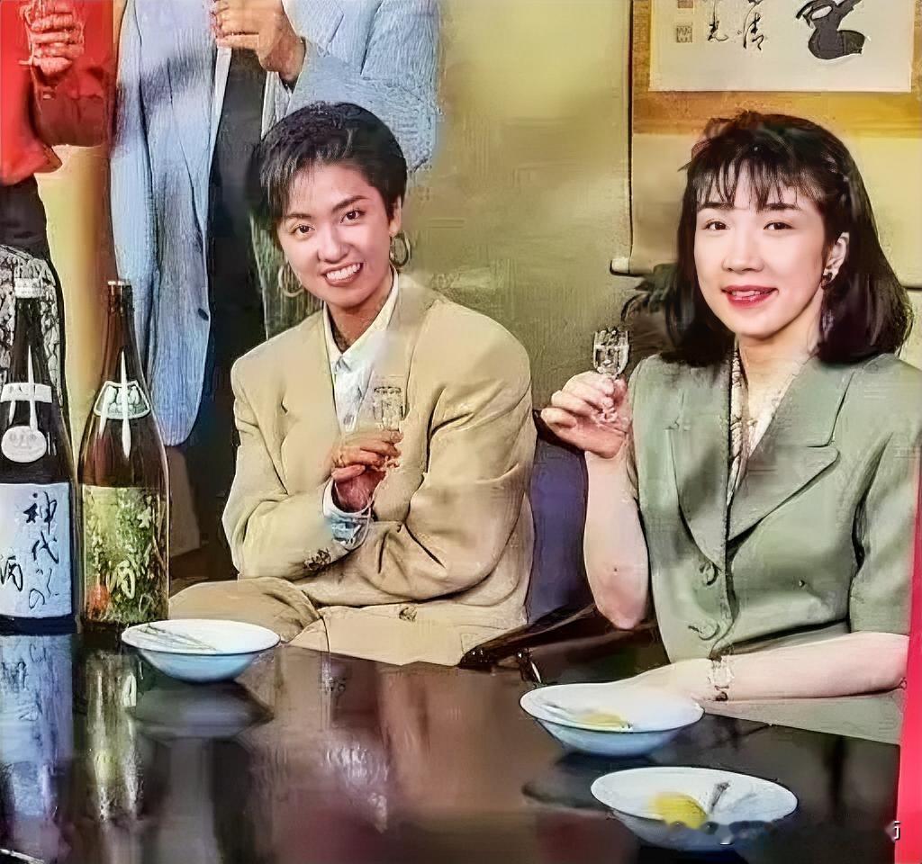 没想到吧，28岁的高市早苗与22岁的日本前民进党党首莲舫，两人曾在朝日新闻共同主