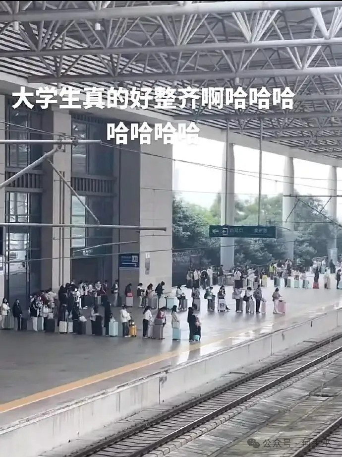 刻在大学生DNA里的排队意识