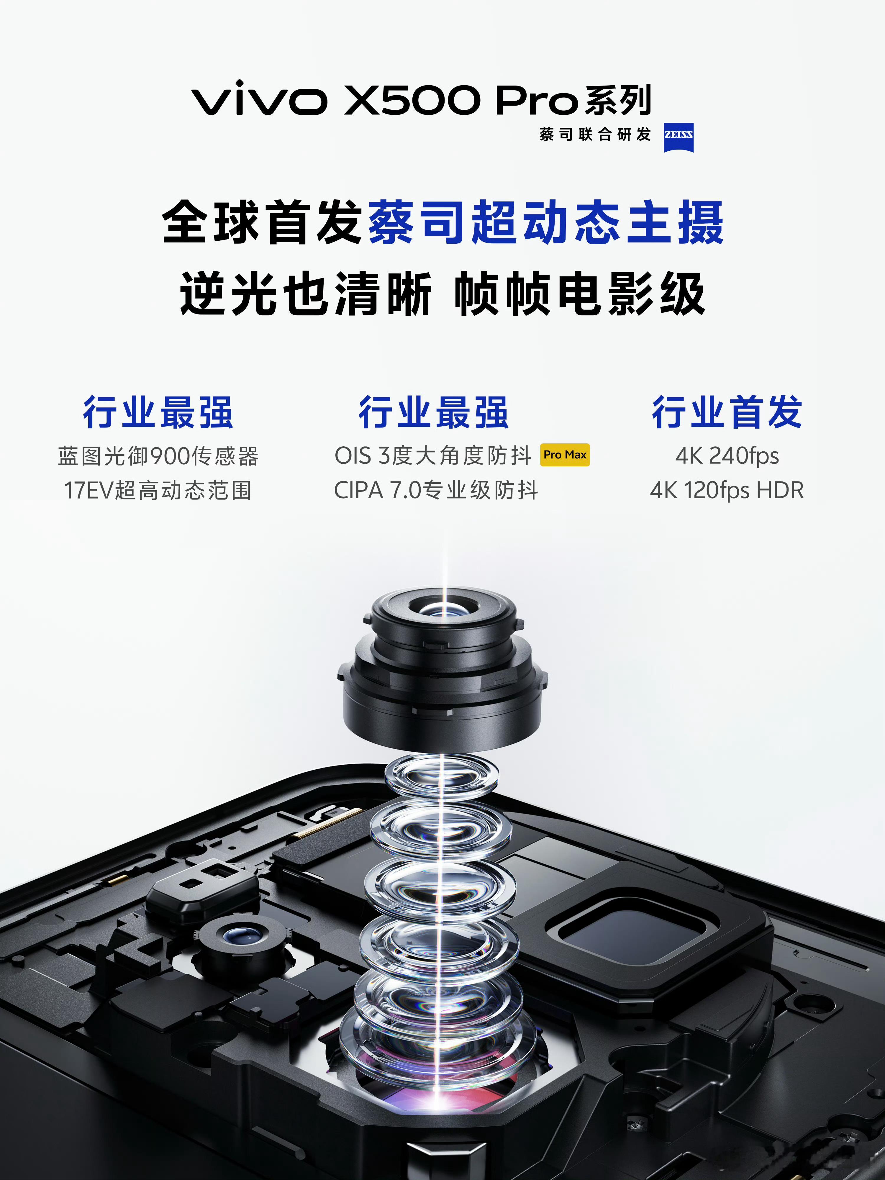 vivo先出招！刚刚vivo宣布全新的X500系列，将在9月正式见面，全系