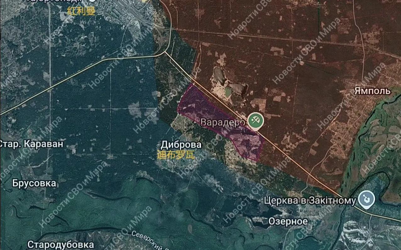 俄军攻入红利曼南面的迪布罗瓦，进一步加强对红利曼的包围，而且这地儿迟早也是俄军要