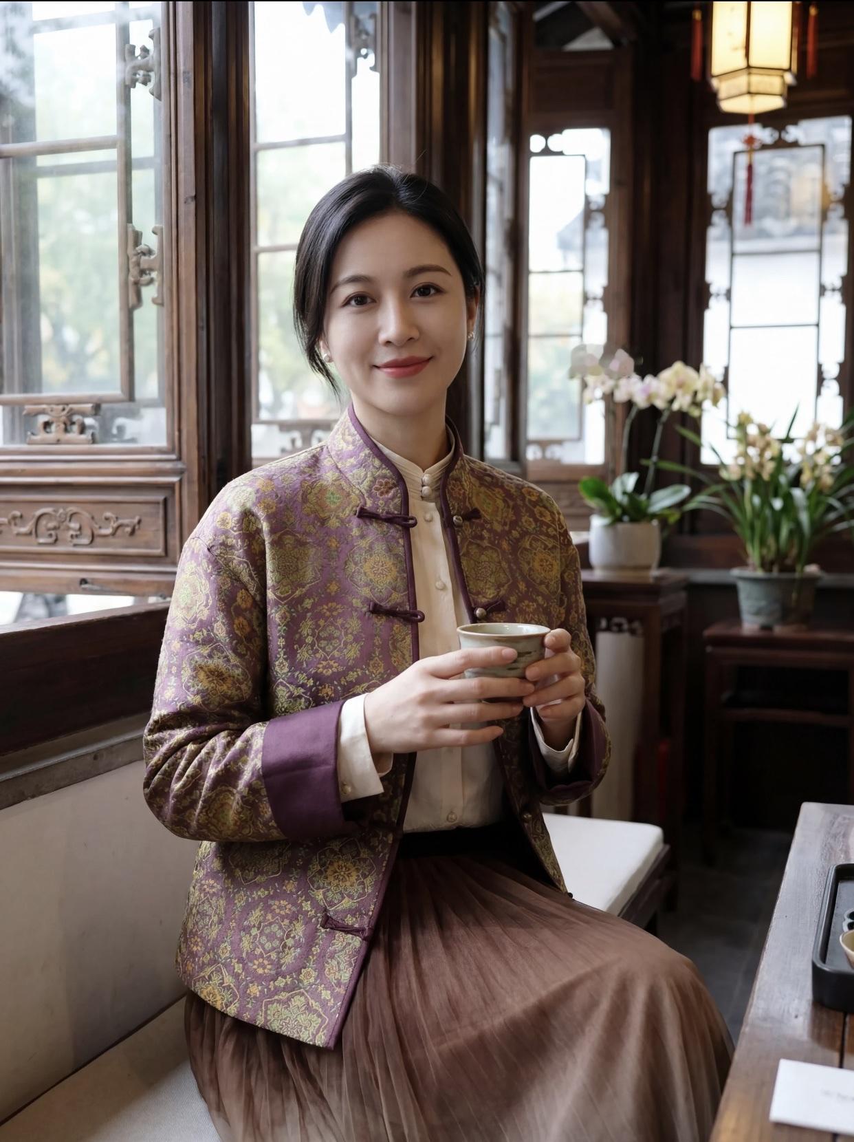 女人味的魅力在哪里?眼神中透着灵动与深情。