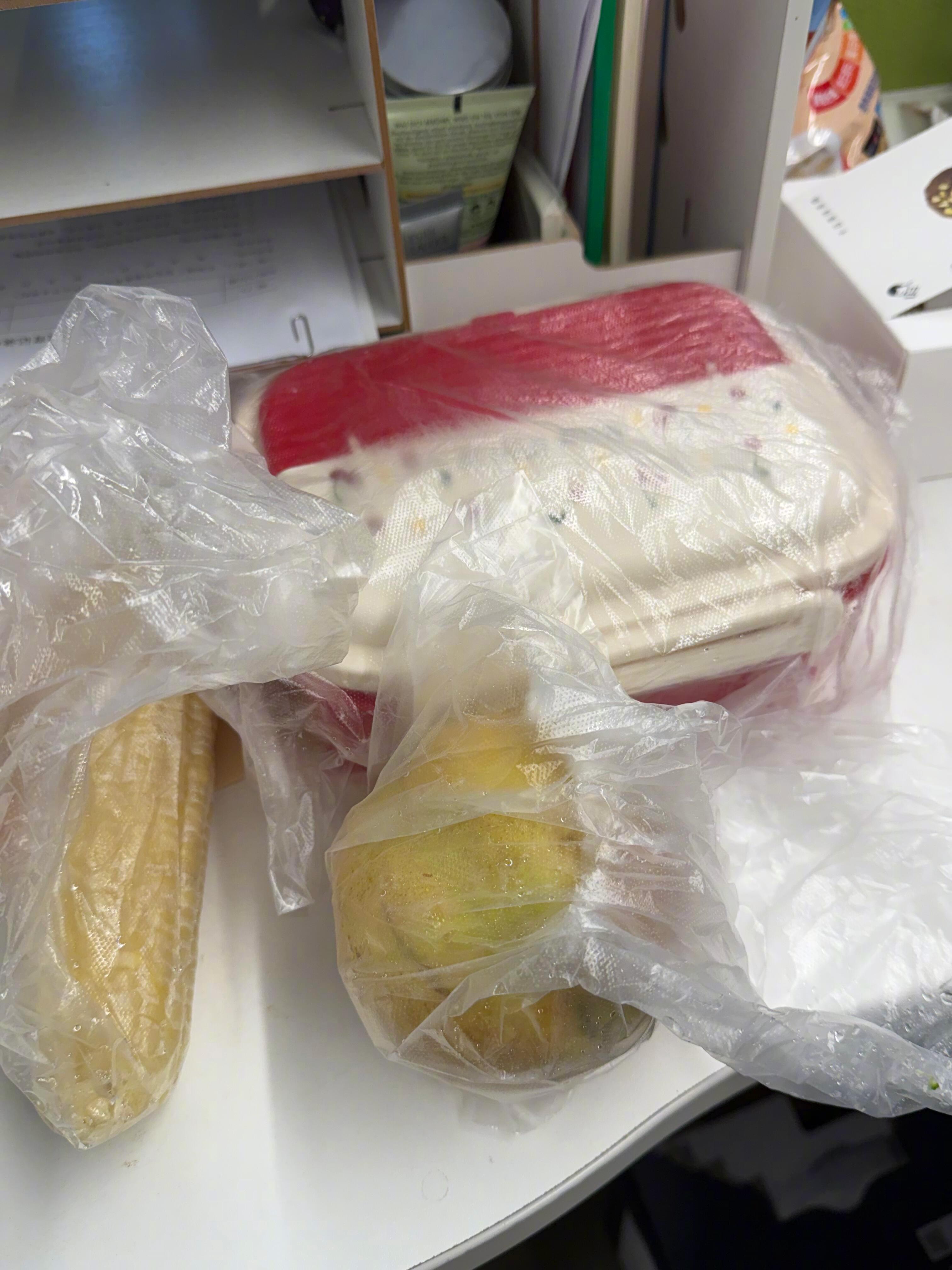 能给我兜底的只有塑料袋