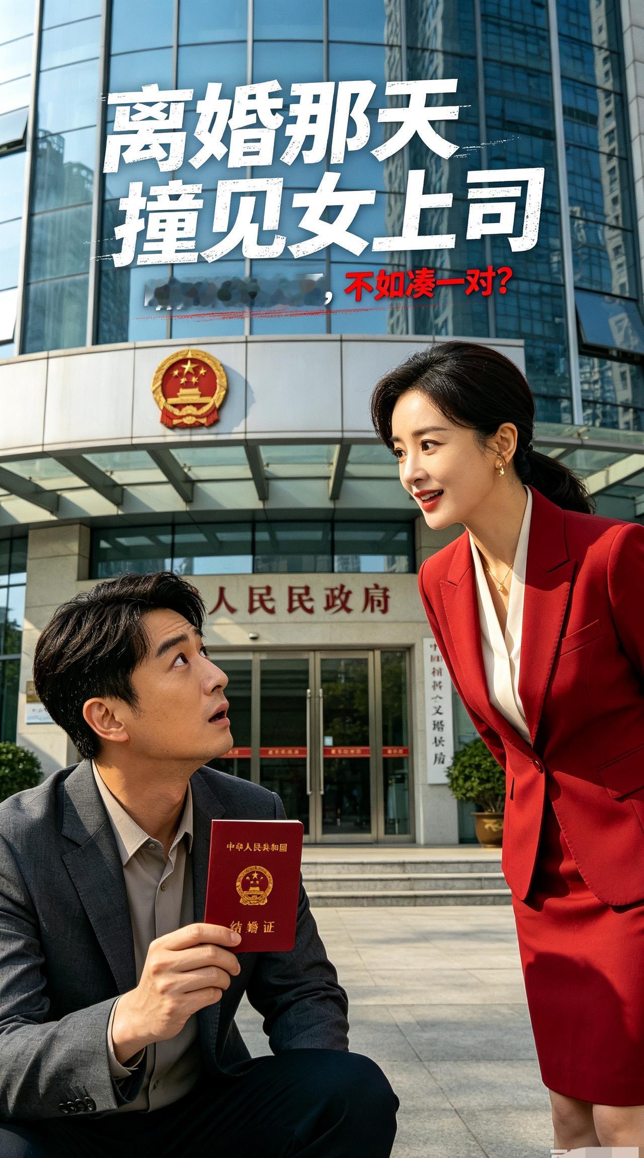 同一天离婚！我在民政局撞见高冷女上司，随口一句玩笑，竟改写了往后人生走出民政