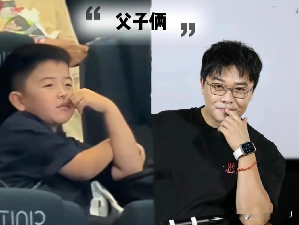 两父子真的好像啊！想象一下朵朵未来执导，陈思诚在旁监工的画面，喜剧效果直接拉满。