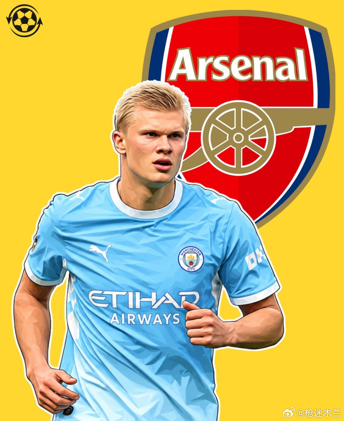 英媒：如果曼城降级，阿森纳将抢购哈兰德Transfersdotcom消息，如果曼