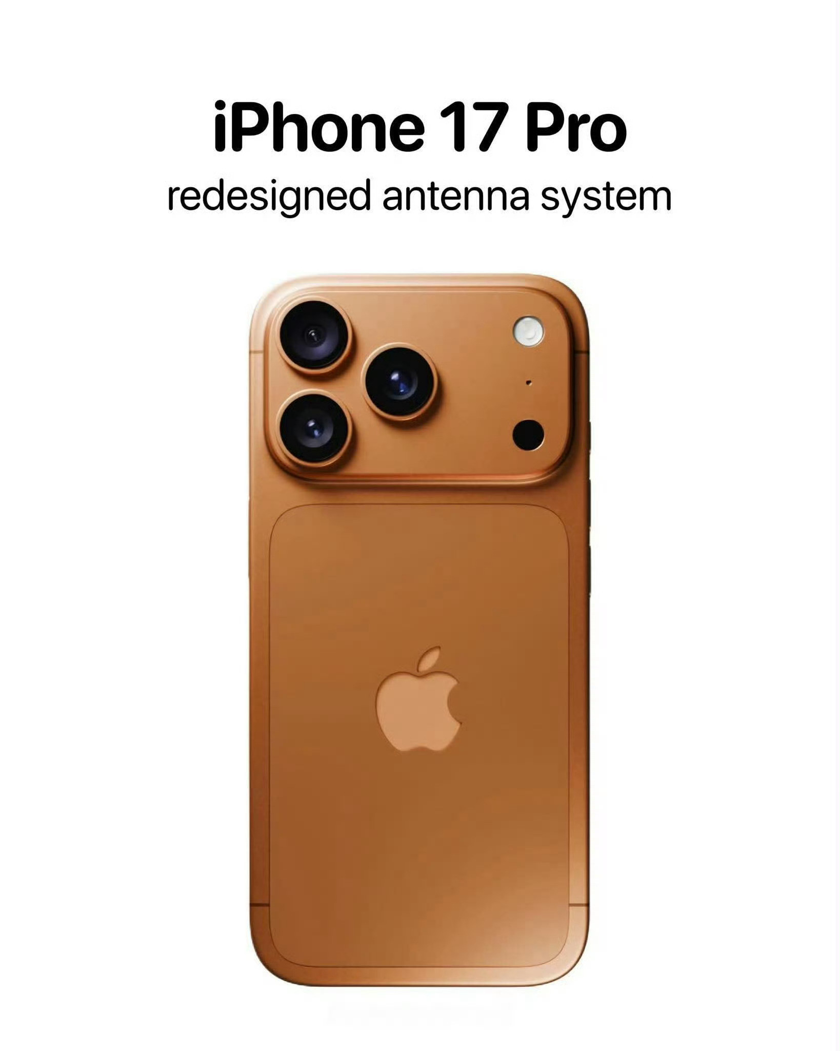 iPhone17Pro最新外观曝光如果真机真是这样的话，背壳怎么感觉像贴了一张膏