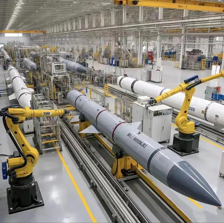 伤害性很大，侮辱性更强。中国罕见地公开了PL-15导弹的全自动生产线，号称一天的