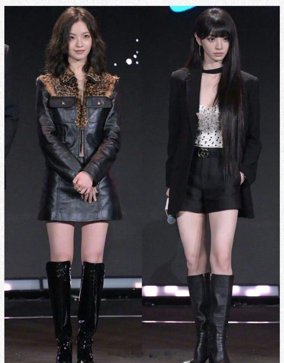 田曦薇李庚希一同框就看出谁是真美女了