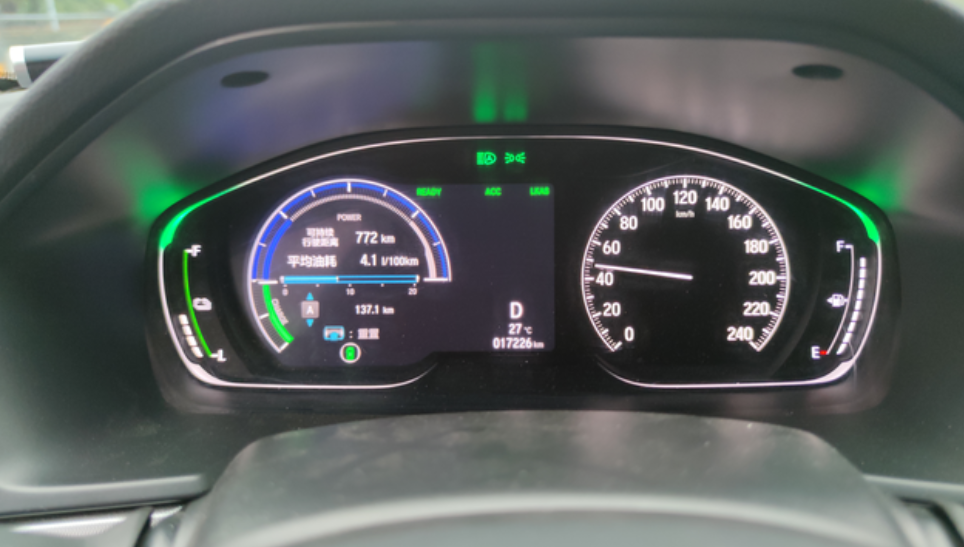 2021年5月购入的本田雅阁混动锐领，目前已跑了1.7W公里，以下几点想说：1