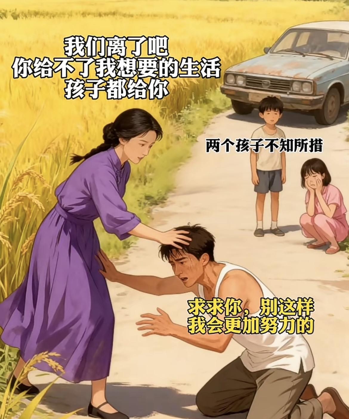 “大多数离开总是那句话，你给不了我想要的生活”[笑着哭][扁嘴]