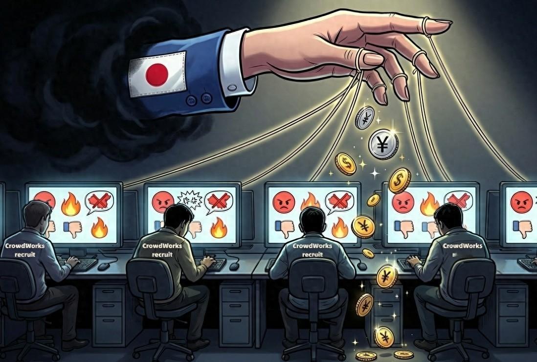 实锤！日本的未来，都是从中国偷来的！日本大型众包平台CrowdWorks被曝长