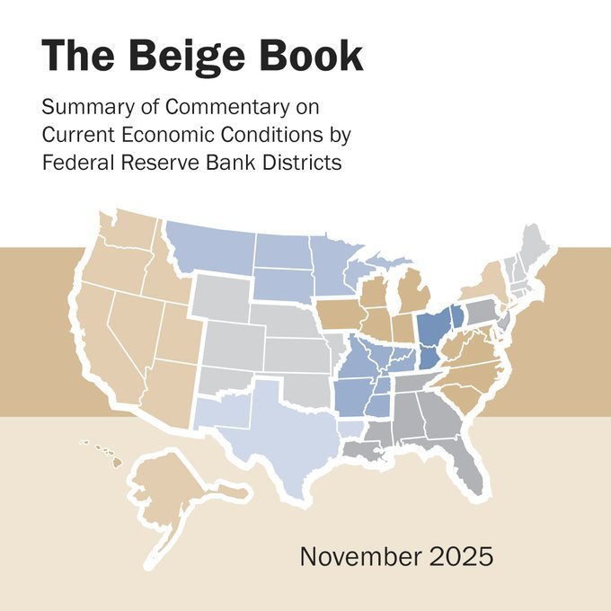 美联储经济状况“褐皮书”显示，成本和价格压力持续存在，就业市场依然低迷。美国经济