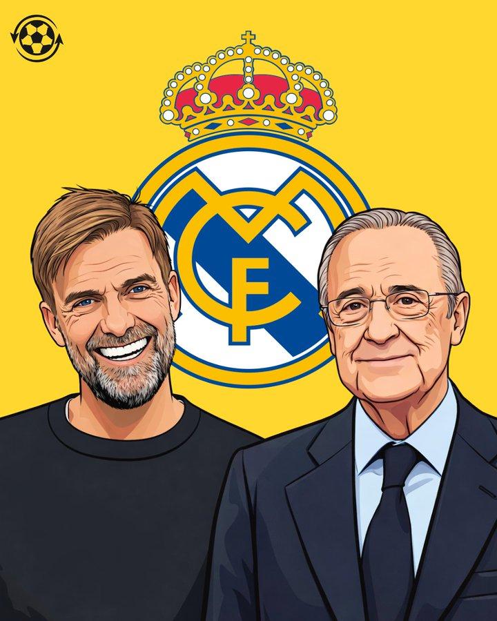 欧洲转会新闻！★理想很丰满！克洛普是弗洛伦蒂诺心中皇马主帅的首要目标。★