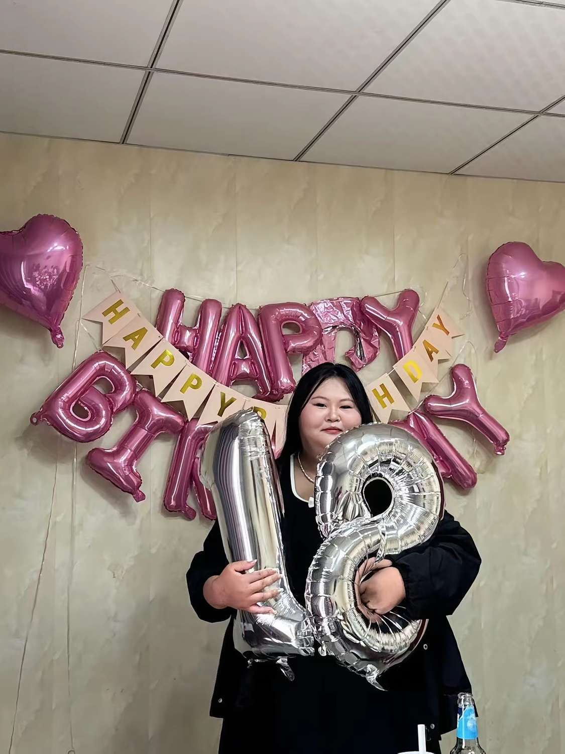 祝我的闺蜜十八岁生日快乐