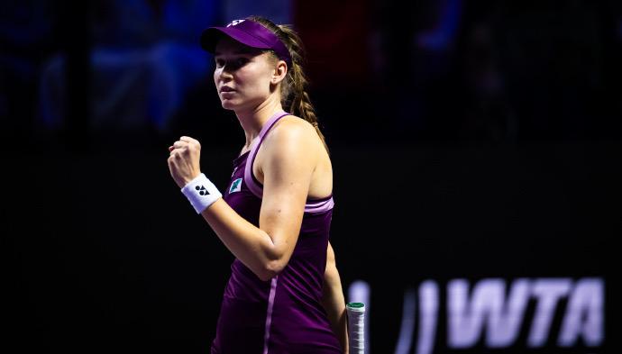 莱巴金娜生涯第11次击败top2, 今年已取得八场top10胜利