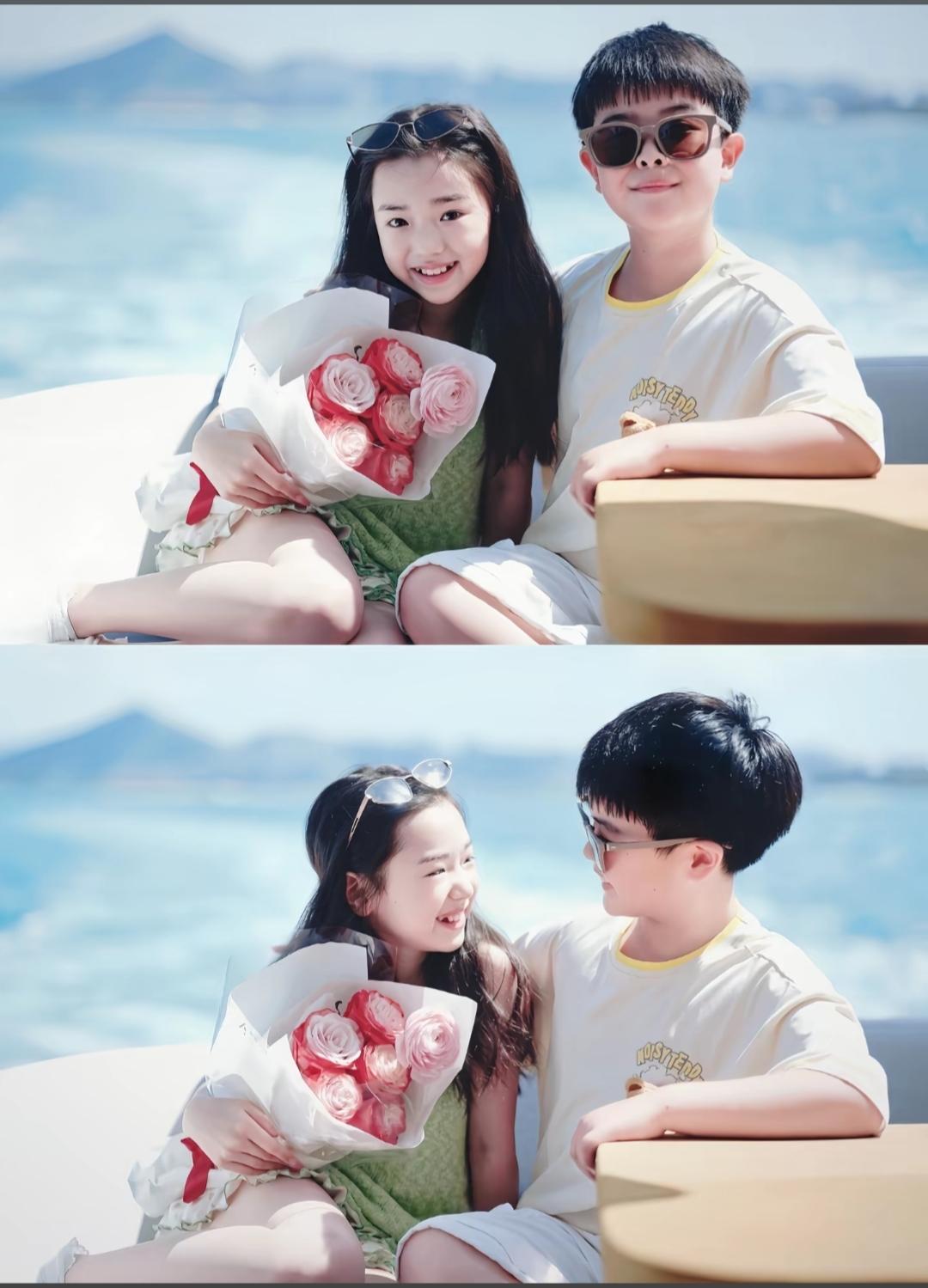 小酒窝真是出落的美丽动人，灵动又明媚。“多年后，朵朵领回一个灰姑娘，婆婆佟丽娅就