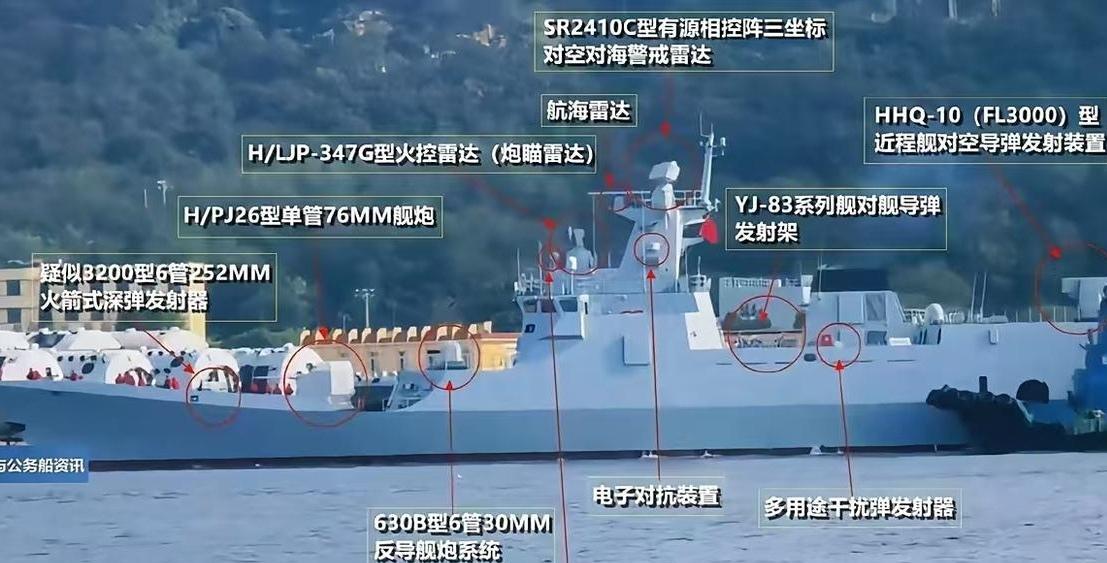 有一说一，中国为东南亚某小国建造的056（C）改进型护卫舰，可谓是火力强大，一艘