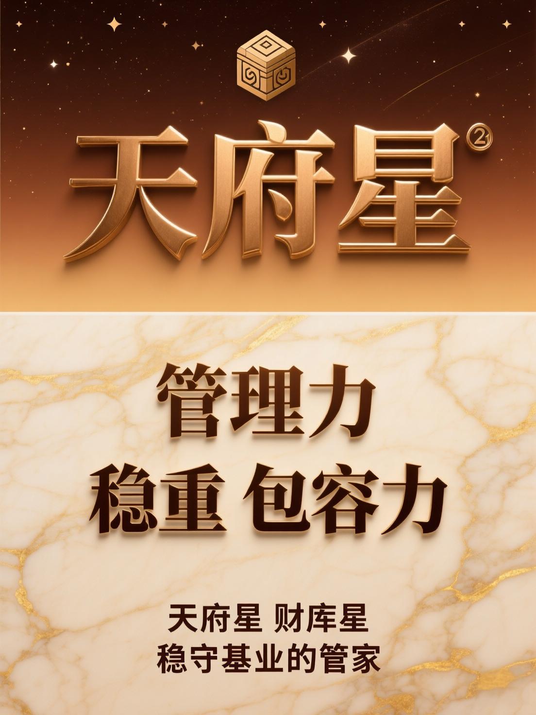 　紫薇斗数十四主星（5）天府vs太阴：你是“稳赚”的掌柜，还是“细水”的管家